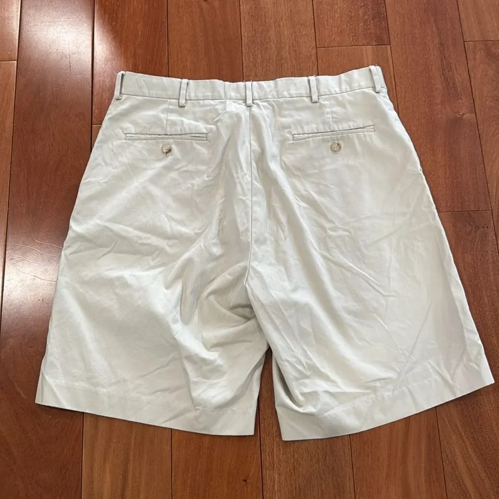 Polo Golf Ralph Lauren Men's Tan Flat Front Shorts size‎ 35 - Picture 2 of 9